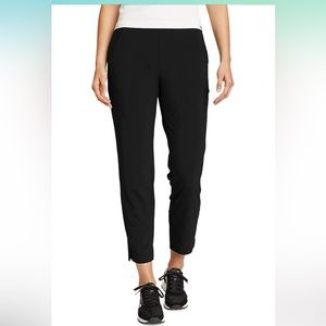 NWT !!Eddie Bauer Women's Departure Ankle Pants (Black )